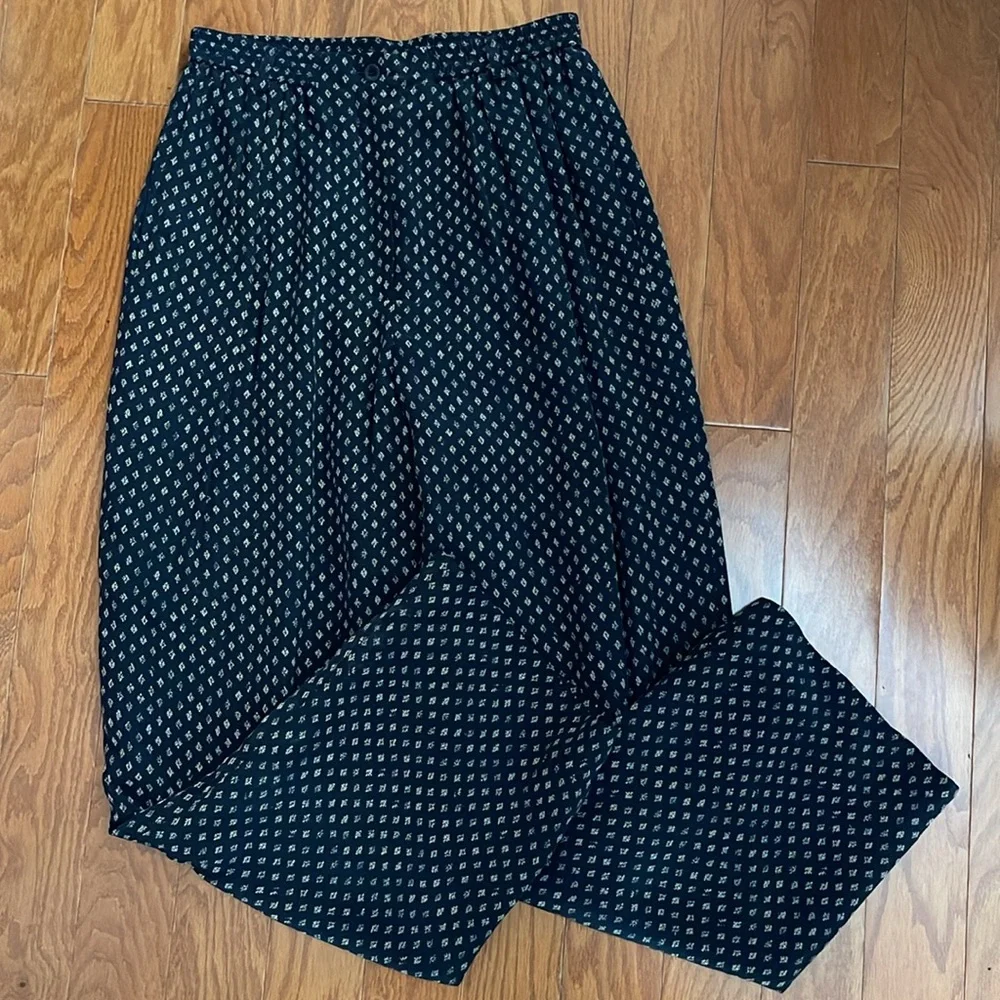 Anne Klein II‎ Silk Navy Trouser Pants - Picture 14 of 14